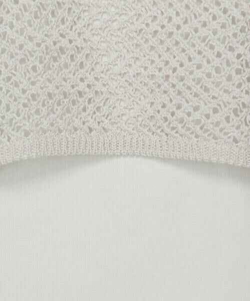 COMME CA PLATINUM / コムサ・プラチナ その他トップス | 【セットアイテム】擬麻コットン ニット&カットソー | 詳細3