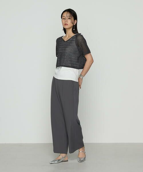 COMME CA PLATINUM / コムサ・プラチナ その他トップス | 【セットアイテム】擬麻コットン ニット&カットソー | 詳細4