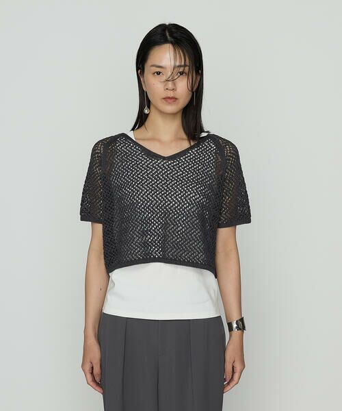 COMME CA PLATINUM / コムサ・プラチナ その他トップス | 【セットアイテム】擬麻コットン ニット&カットソー | 詳細6