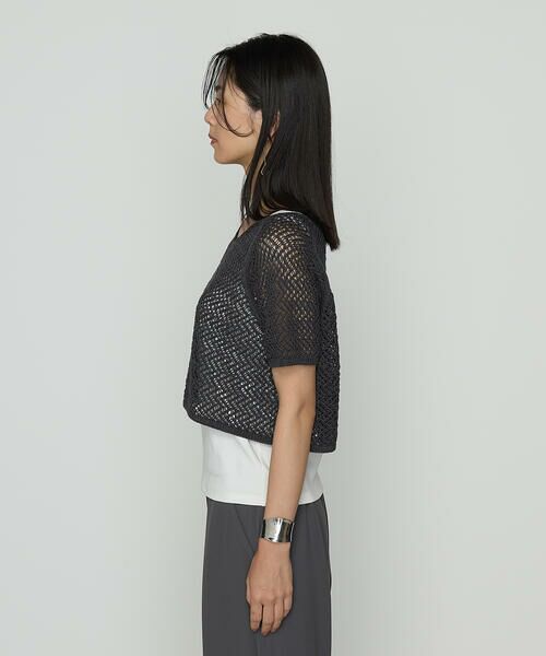 COMME CA PLATINUM / コムサ・プラチナ その他トップス | 【セットアイテム】擬麻コットン ニット&カットソー | 詳細7