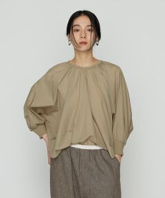 COMME CA PLATINUM / コムサ・プラチナ シャツ・ブラウス | 綿ナイロン ライトペーパータフタ ブラウス