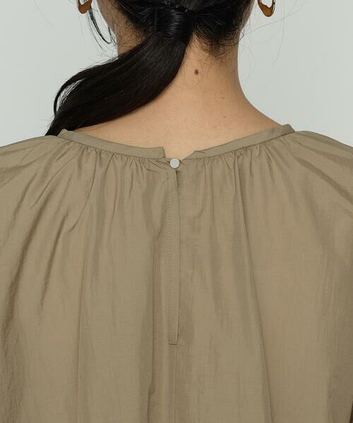 COMME CA PLATINUM / コムサ・プラチナ シャツ・ブラウス | 綿ナイロン ライトペーパータフタ ブラウス | 詳細13