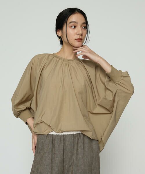 COMME CA PLATINUM / コムサ・プラチナ シャツ・ブラウス | 綿ナイロン ライトペーパータフタ ブラウス | 詳細17