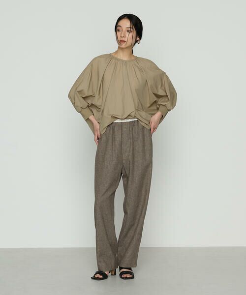 COMME CA PLATINUM / コムサ・プラチナ シャツ・ブラウス | 綿ナイロン ライトペーパータフタ ブラウス | 詳細6