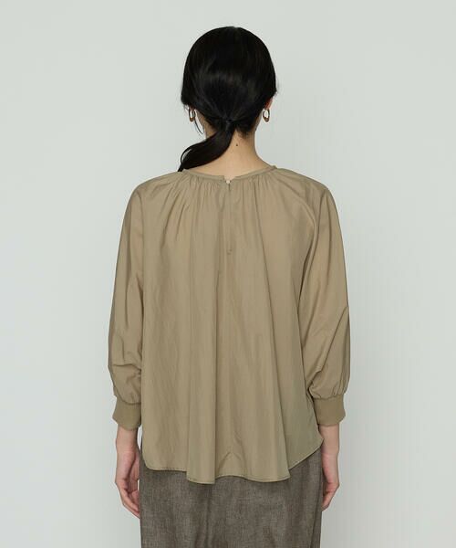 COMME CA PLATINUM / コムサ・プラチナ シャツ・ブラウス | 綿ナイロン ライトペーパータフタ ブラウス | 詳細11