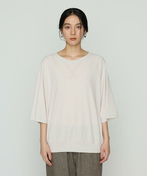 COMME CA PLATINUM / コムサ・プラチナ Tシャツ | 【2WAY】ヴィンテージ天竺 Tシャツ | 詳細7