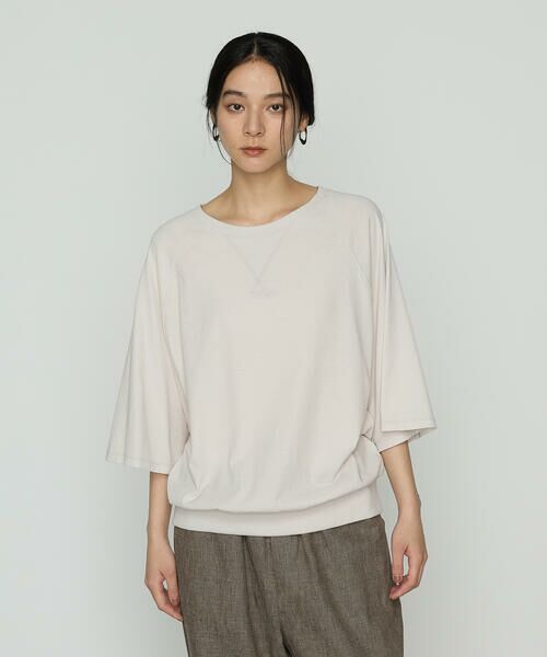 COMME CA PLATINUM / コムサ・プラチナ Tシャツ | 【2WAY】ヴィンテージ天竺 Tシャツ | 詳細4