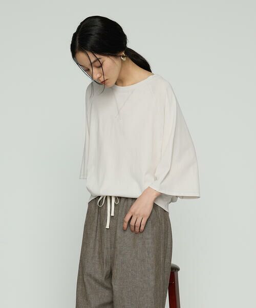 COMME CA PLATINUM / コムサ・プラチナ Tシャツ | 【2WAY】ヴィンテージ天竺 Tシャツ | 詳細5