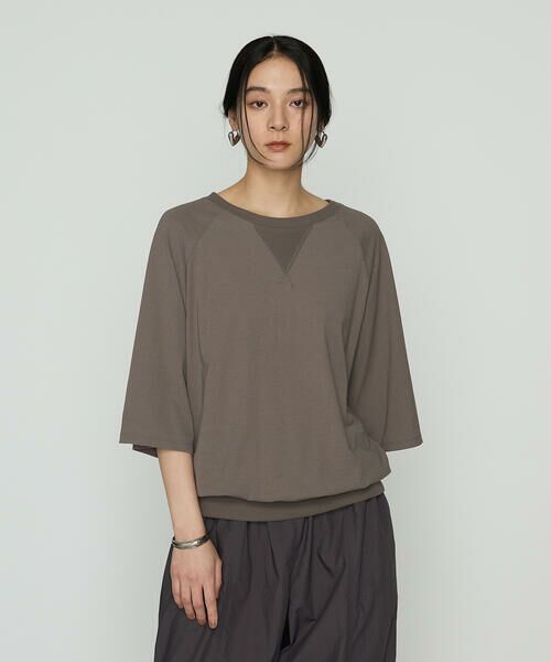 COMME CA PLATINUM / コムサ・プラチナ Tシャツ | 【2WAY】ヴィンテージ天竺 Tシャツ | 詳細6