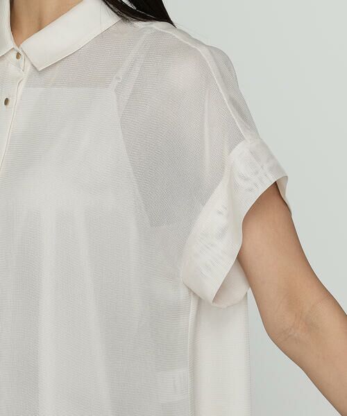 COMME CA PLATINUM / コムサ・プラチナ シャツ・ブラウス | ドライカラミ/クリアスムース シャツ | 詳細11