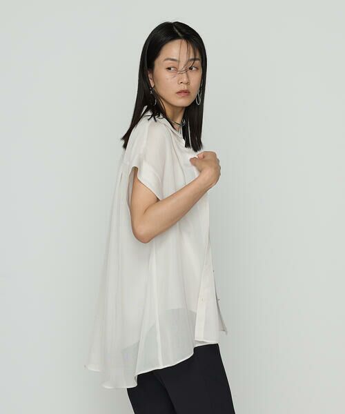 COMME CA PLATINUM / コムサ・プラチナ シャツ・ブラウス | ドライカラミ/クリアスムース シャツ | 詳細5