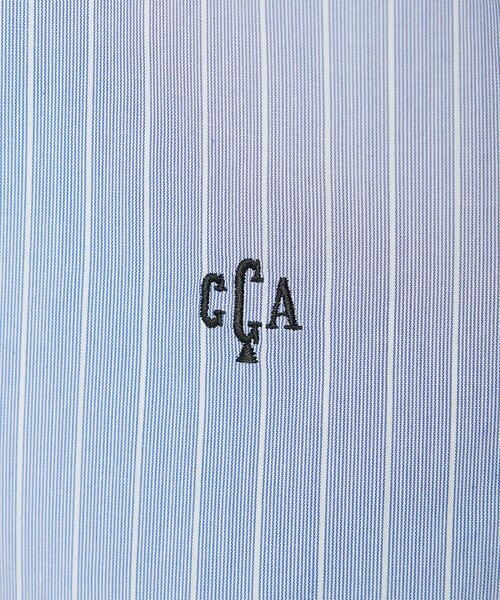 COMME CA PLATINUM / コムサ・プラチナ シャツ・ブラウス | コットンキュプラストライプ／バルキーオックスフォード 半袖クロップドシャツ | 詳細19