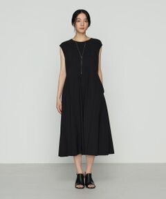 COMME CA PLATINUM / コムサ・プラチナ ロング・マキシ丈ワンピース | ユーロジャージー フィット＆フレアワンピース