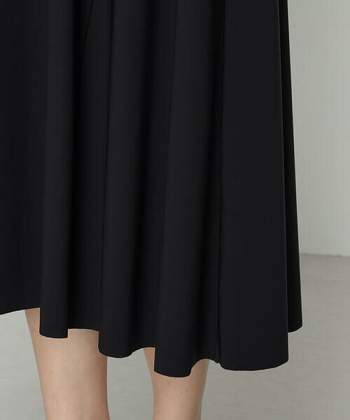 FR2GOLF ストレッチナイロン フレアヘムワンピース ブラック ゴーシュ ストレッチブラック ワンピース | Less Higashikawa