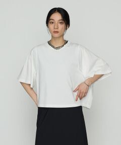 COMME CA PLATINUM / コムサ・プラチナ Tシャツ | プレーティング天竺 テントライン プルオーバー