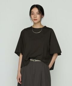 COMME CA PLATINUM / コムサ・プラチナ Tシャツ | プレーティング天竺 テントライン プルオーバー