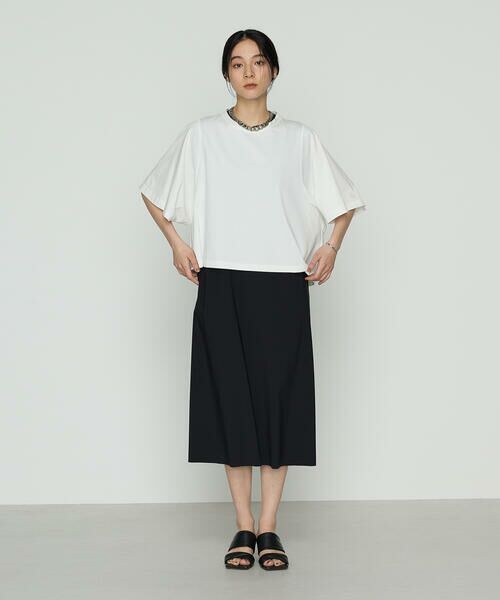 COMME CA PLATINUM / コムサ・プラチナ Tシャツ | プレーティング天竺 テントライン プルオーバー | 詳細2