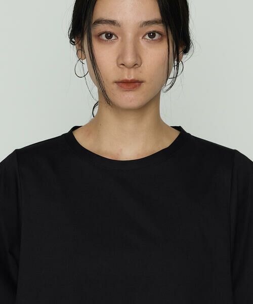 COMME CA PLATINUM / コムサ・プラチナ Tシャツ | プレーティング天竺 テントライン プルオーバー | 詳細11