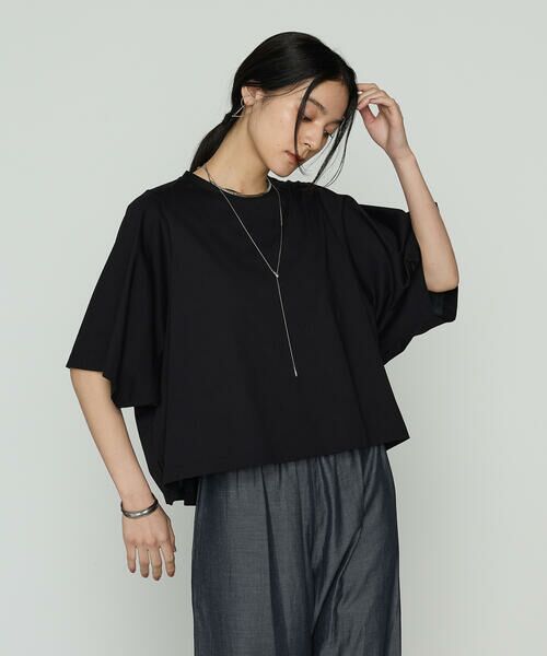 COMME CA PLATINUM / コムサ・プラチナ Tシャツ | プレーティング天竺 テントライン プルオーバー | 詳細15
