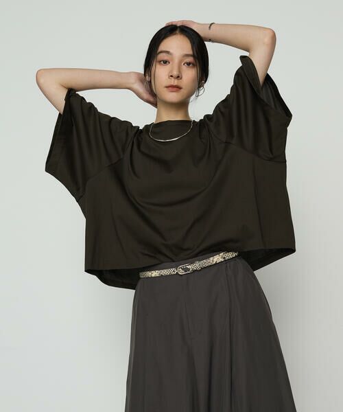 COMME CA PLATINUM / コムサ・プラチナ Tシャツ | プレーティング天竺 テントライン プルオーバー | 詳細22