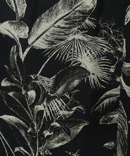 COMME CA PLATINUM / コムサ・プラチナ その他パンツ | 麻調ポリエステル ボタニカルプリントパンツ | 詳細10