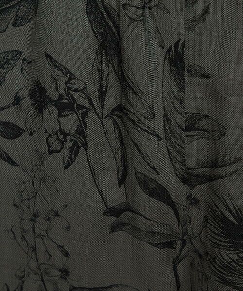 COMME CA PLATINUM / コムサ・プラチナ その他パンツ | 麻調ポリエステル ボタニカルプリントパンツ | 詳細16