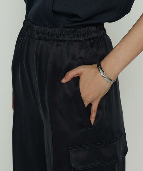 COMME CA PLATINUM / コムサ・プラチナ その他パンツ | キュプラツイル サテンツイルワイドカーゴパンツ | 詳細8