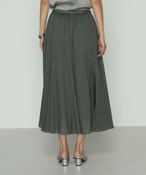 COMME CA PLATINUM / コムサ・プラチナ ロング・マキシ丈スカート | 80ナチュラルローン スカート | 詳細10