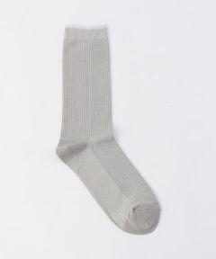 COMME CA PLATINUM / コムサ・プラチナ ソックス | リブ風 ラメソックス