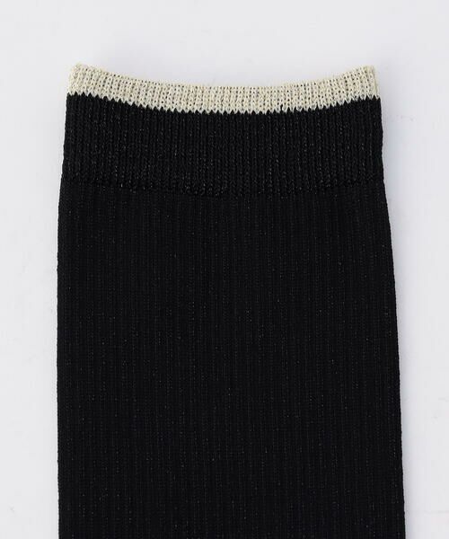 COMME CA PLATINUM / コムサ・プラチナ ソックス | リブ風 ラメソックス | 詳細1