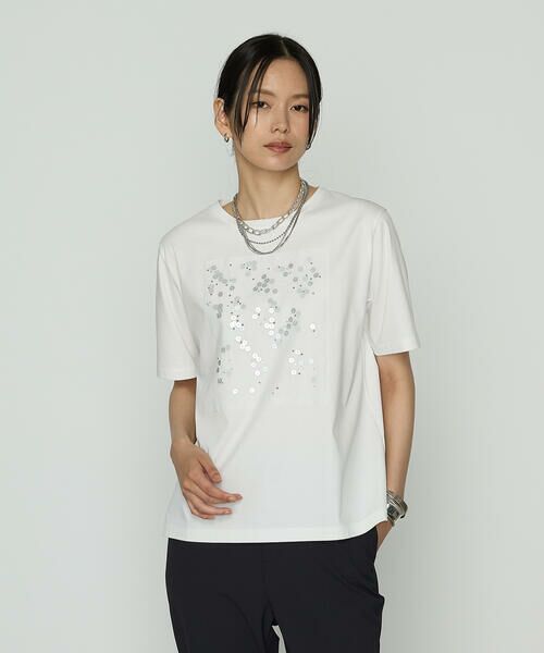 COMME CA PLATINUM / コムサ・プラチナ Tシャツ | シルキースムース Tシャツ | 詳細3