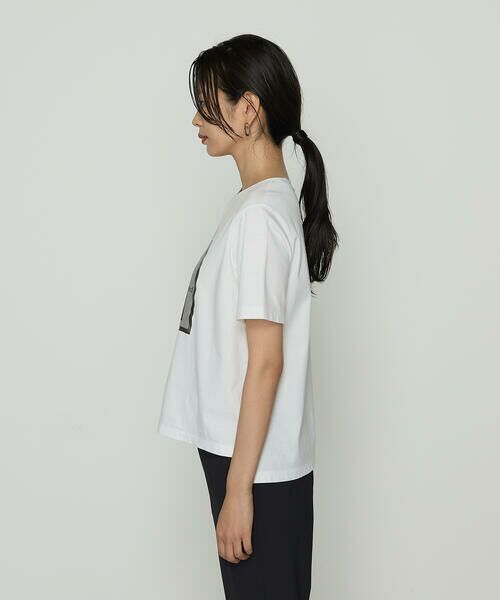 スーピマコットンポンチ フォトTシャツ （Tシャツ）｜COMME CA