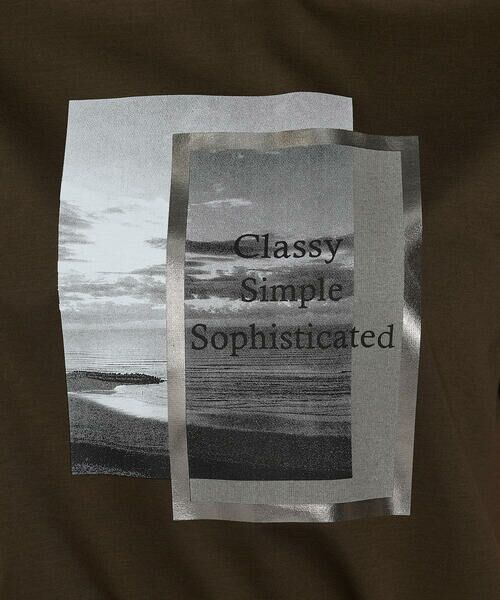 COMME CA PLATINUM / コムサ・プラチナ Tシャツ | スーピマコットンポンチ フォトTシャツ | 詳細19