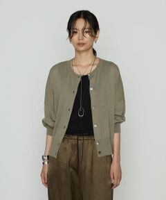 COMME CA PLATINUM / コムサ・プラチナ カーディガン・ボレロ | モダールコットン14G天竺 ニットカーディガン