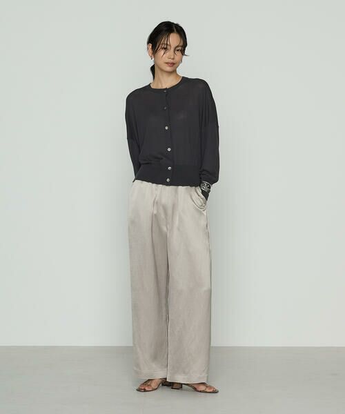 COMME CA PLATINUM / コムサ・プラチナ カーディガン・ボレロ | モダールコットン14G天竺 ニットカーディガン | 詳細1