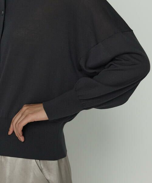 COMME CA PLATINUM / コムサ・プラチナ カーディガン・ボレロ | モダールコットン14G天竺 ニットカーディガン | 詳細12