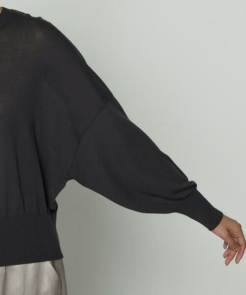 COMME CA PLATINUM / コムサ・プラチナ カーディガン・ボレロ | モダールコットン14G天竺 ニットカーディガン | 詳細13