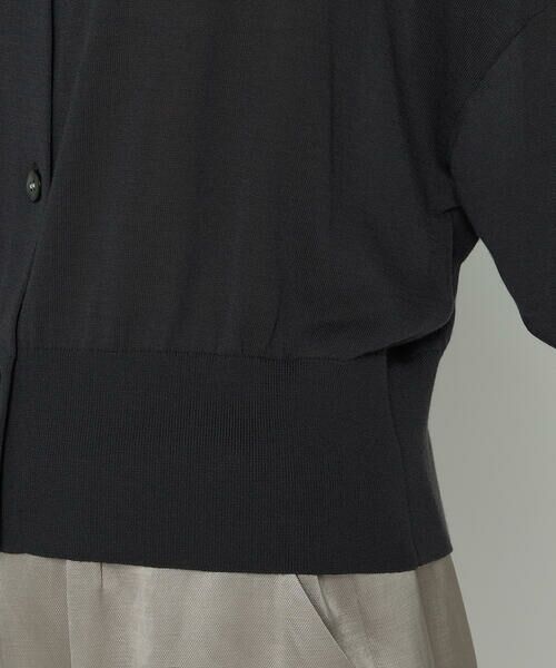 COMME CA PLATINUM / コムサ・プラチナ カーディガン・ボレロ | モダールコットン14G天竺 ニットカーディガン | 詳細14