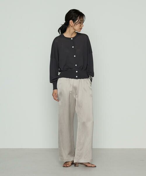 COMME CA PLATINUM / コムサ・プラチナ カーディガン・ボレロ | モダールコットン14G天竺 ニットカーディガン | 詳細2