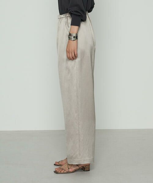 COMME CA PLATINUM / コムサ・プラチナ その他パンツ | ブライトカルゼ ワイドパンツ | 詳細5