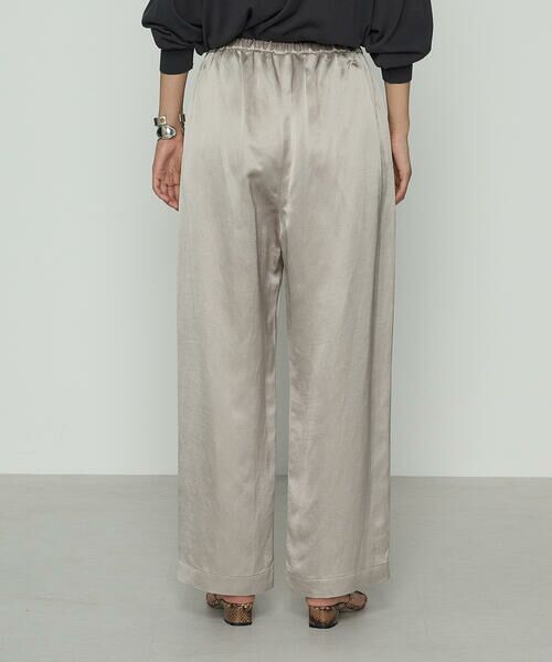 COMME CA PLATINUM / コムサ・プラチナ その他パンツ | ブライトカルゼ ワイドパンツ | 詳細6