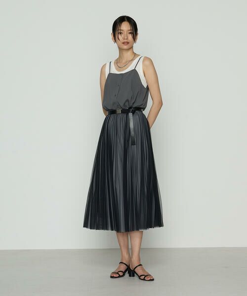 COMME CA PLATINUM / コムサ・プラチナ シャツ・ブラウス | サラトリツイル シャツ＋キャミソール | 詳細3