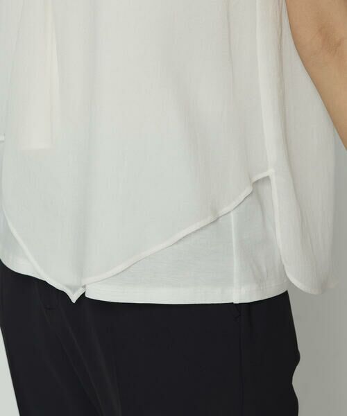 COMME CA PLATINUM / コムサ・プラチナ シャツ・ブラウス | リライムジョーゼット ブラウス | 詳細9