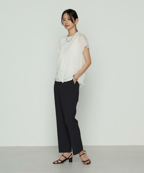 COMME CA PLATINUM / コムサ・プラチナ シャツ・ブラウス | リライムジョーゼット ブラウス | 詳細2