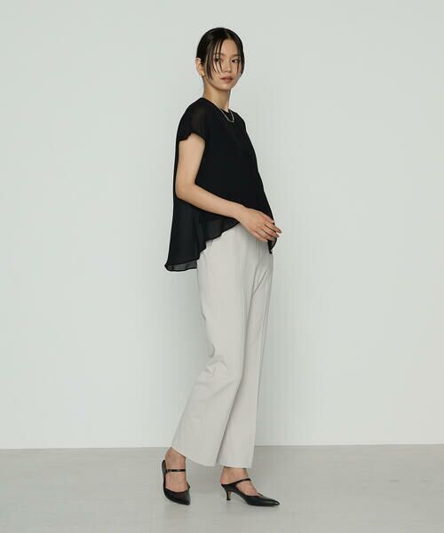 COMME CA PLATINUM / コムサ・プラチナ シャツ・ブラウス | リライムジョーゼット ブラウス | 詳細13