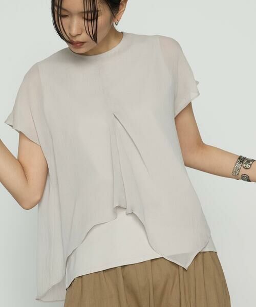 COMME CA PLATINUM / コムサ・プラチナ シャツ・ブラウス | リライムジョーゼット ブラウス | 詳細20