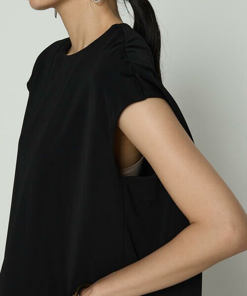 COMME CA PLATINUM / コムサ・プラチナ カットソー | ハイテンションポンチライト フレンチスリーブロングプルオーバー | 詳細16