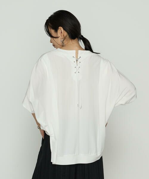 COMME CA PLATINUM / コムサ・プラチナ カットソー | ハイテンションポンチライト ドルマンスリーブプルオーバー | 詳細2