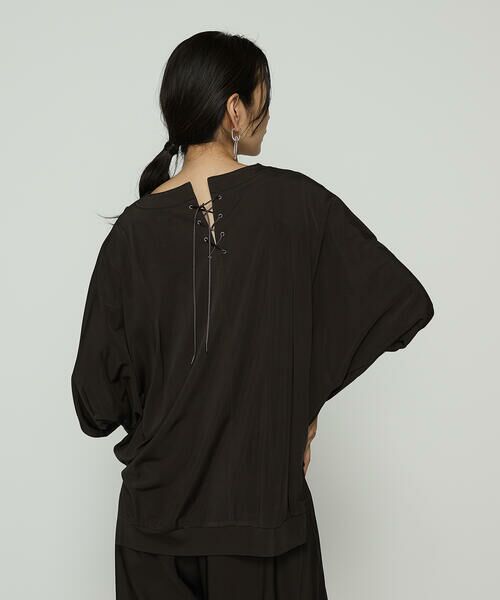 COMME CA PLATINUM / コムサ・プラチナ カットソー | ハイテンションポンチライト ドルマンスリーブプルオーバー | 詳細24