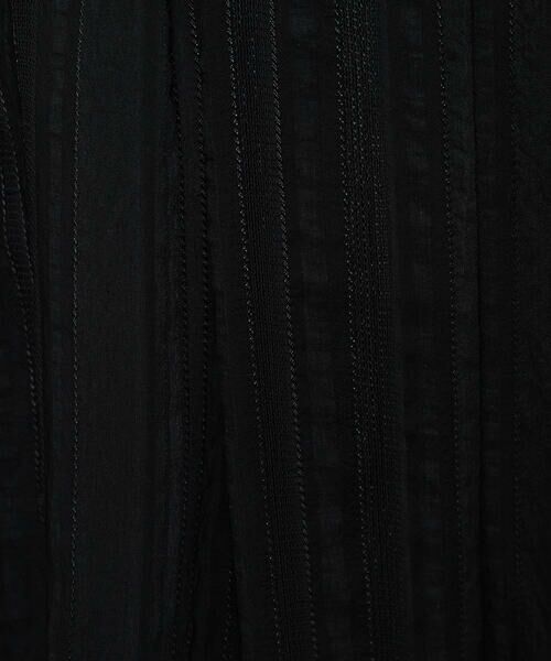 COMME CA PLATINUM / コムサ・プラチナ その他パンツ | ジャカードボーダー タックワイドパンツ | 詳細10